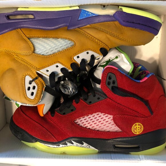 Air Jordan 5 RETRO SE (GS) CZ6415 700 USA 7Y Varsity Maize Solar Orange main image 7